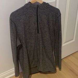 Men’s Medium Gray Lululemon Surge Half-Zip Hoodie